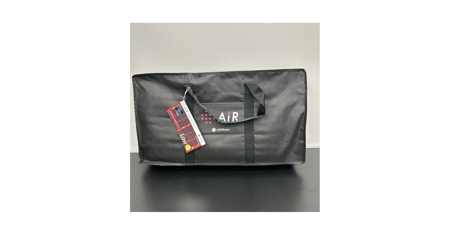 新品　エアー4DX ピロー　LOW 西川　レッド エアー4DX] ピロー （低め）62×38×11cm レッド（低め） 側地